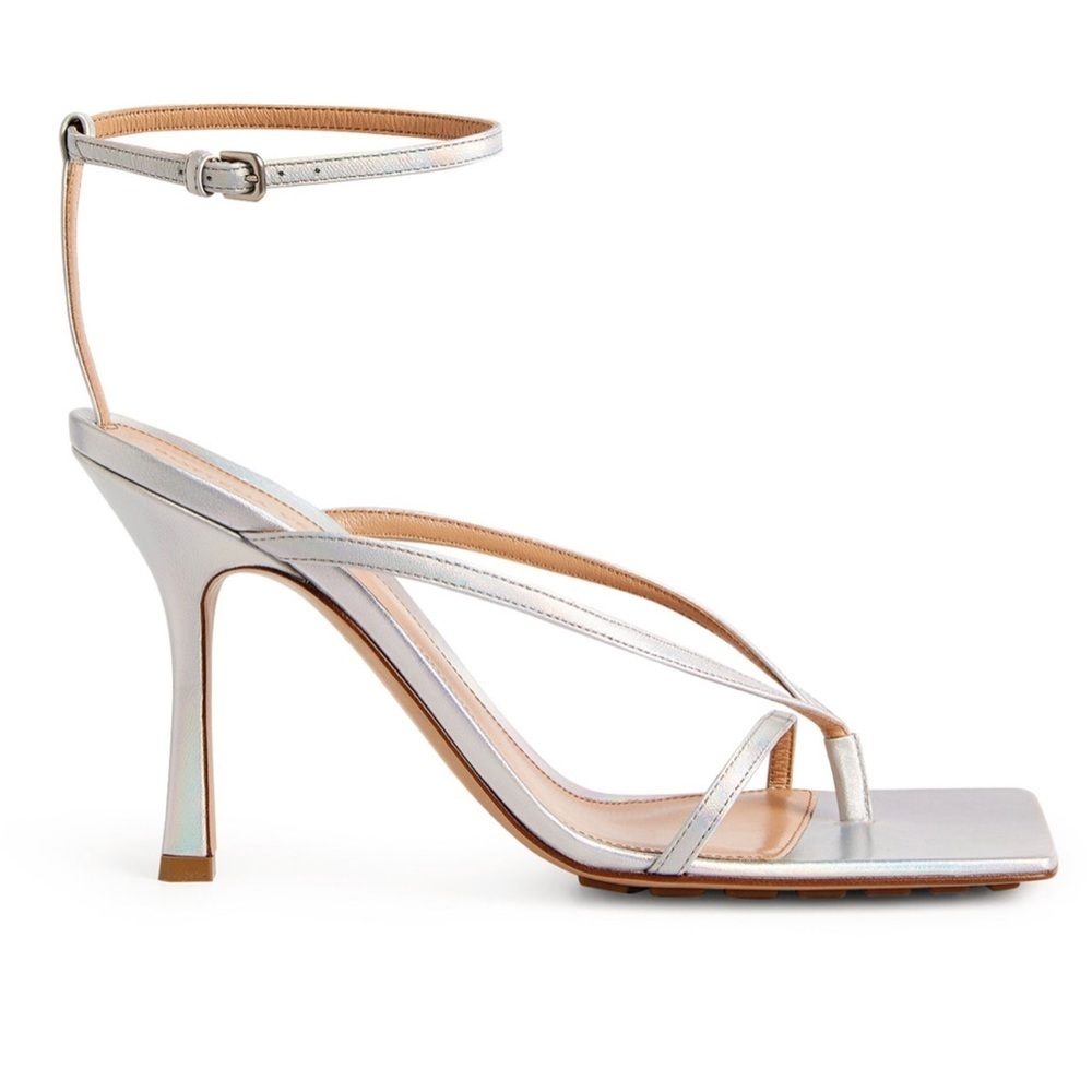 BOTTEGA VENETA
Metallic Stretch Sandals
